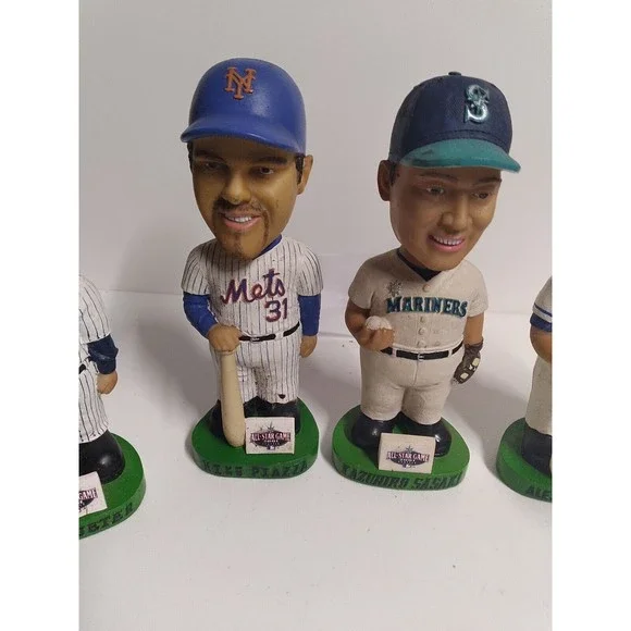 2001 All Star Game Players Bobbleheads 5 FIGURINES